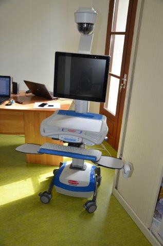 télé-médecine : installation chariot