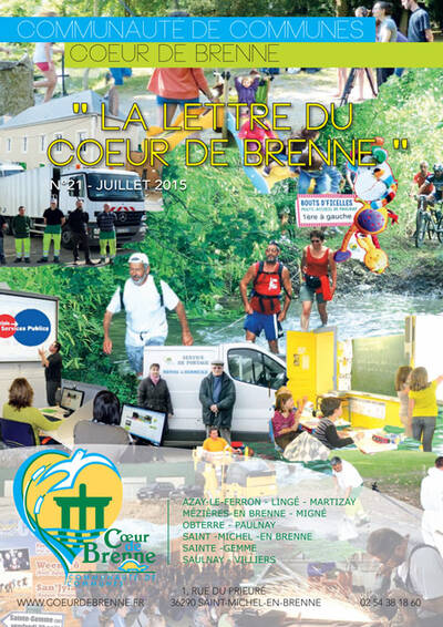 Lettre de Coeur de Brenne N°21 juillet 2015