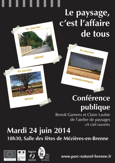 Conférence publique "Le paysage, c'est l'affaire de tous" à Mézières-en-Brenne