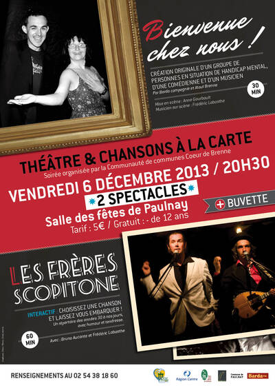 Une soirée, deux spectacles à Paulnay