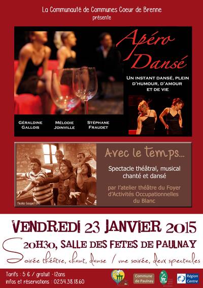 Apéro dansé à Paulnay dans la Brenne