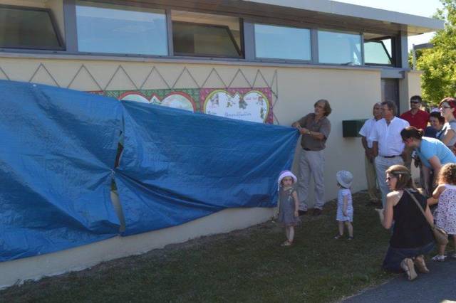 inauguration de la fresque de Paulnay