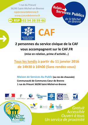 la CAF accompagne sur le CAF.FR