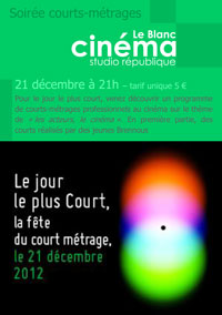 Le Jour le plus court au cinéma du Blanc